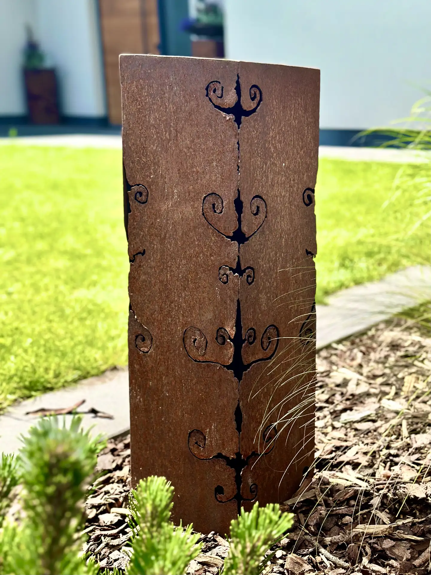 Dekoratives Metallobjekt in Edelrost für Haus und Garten 3
